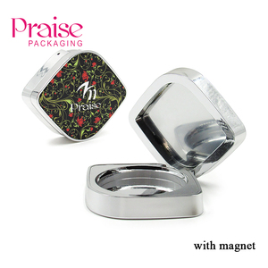 Thiết Kế Mới Hình Kim Cương 3D In, Trang Điểm Tùy Chỉnh Rỗng Bột Nhỏ Gọn Trường Hợp Với Từ Tính, Nhựa Eyeshadow Blush Trường Hợp - Product Image 1