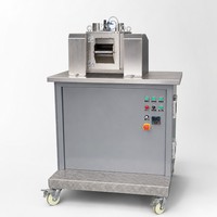 Machine de granulation de plastique, mini moulin à deux rouleaux de bureau, rouleaux de 80 mm, mélangeur de composés PE PP PVC, granulation de laboratoire, CE ISO