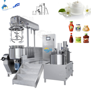 Huajie <span class=keywords><strong>Mayonnaise</strong></span> <span class=keywords><strong>Emulsifier</strong></span> máy với điều chỉnh tốc độ trộn Ketchup nhũ tương nấu ăn thiết bị kem chân không nhũ hóa - Product Image 5