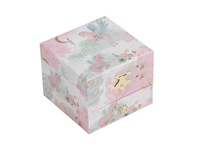 Boîte à musique personnalisée Ever Bright avec ballerine dansante, manivelle manuelle, forme rectangulaire, durée du son de 120 secondes, fabriquée en MDF, cadeau de Noël pour bébé