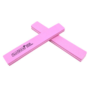 Professional Emery Board Manicure Pedicure Art Tools Salon Nail Buffer Custom Logo Double-sided 100/180 Grit Nail File Washable