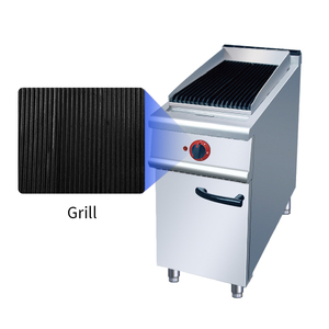 Parrilla Comercial Independiente de Acero Inoxidable <span class=keywords><strong>con</strong></span> 1 Quemador, <span class=keywords><strong>Piedra</strong></span> Volcánica y <span class=keywords><strong>Asador</strong></span>, <span class=keywords><strong>con</strong></span> Gabinete y <span class=keywords><strong>Piedra</strong></span> de Cocción - Product Image 5