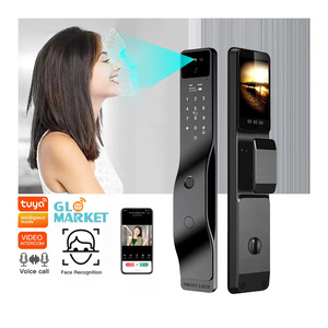 Serrure Intelligente Smartier Tuya Automatique Biométrique avec WiFi, Application, <span class=keywords><strong>Carte</strong></span>, Clé, Œil de Chat, Combinaison et Empreinte Digitale pour Sécurité Domestique - Product Image 2