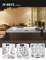 Baignoire en acrylique au Design moderne 2023, bain à remous pour l'extérieur, Spa
