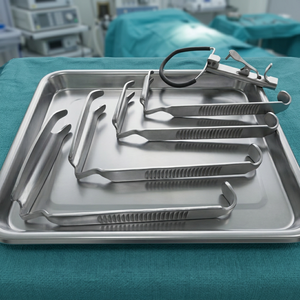 Set de pinces manuelles McIvor pour écartement de la bouche, en acier inoxydable, certifié CE, instrument chirurgical de classe I, ORL, garantie 1 an, chirurgical - Product Image 6