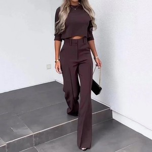 Conjunto De Dos Piezas De Traje Casual De <span class=keywords><strong>Moda</strong></span> Para <span class=keywords><strong>Mujer</strong></span> - Product Image 6