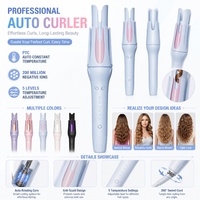 Rizador de Pelo Eléctrico de Cerámica PTC Torlin, para el Hogar, Suave y Brillante, Romántico, con 200 Millones de Iones Negativos, Cuidado del Cabello, Rizado Automático