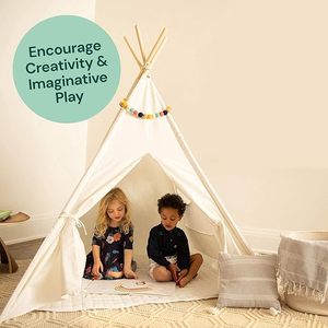 Jouet de jeu pour enfants de haute qualité indien <span class=keywords><strong>Tipi</strong></span> Tans maison coton toile enfants <span class=keywords><strong>tipi</strong></span> tentes - Product Image 6