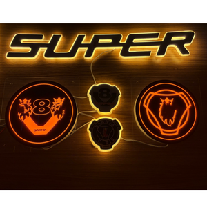 Logotipo de Letras Iluminadas a Precio de Fábrica para Camión <span class=keywords><strong>Scania</strong></span>, Tablero de Luz Iluminado - Product Image 1