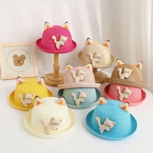 Wholesale Children's Sun <b>Hat</b> Boys and Girls Summer New Straw <b>Hat</b> <b>Bag</b> Set - Product Image 3