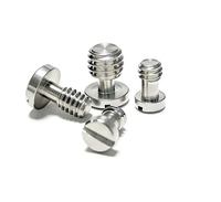 Vis en acier inoxydable personnalisées d'usine OEM 1/4 pour plaque de dégagement rapide de cardan de caméra, accessoires de base de cardan