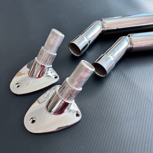 Support de canne à pêche en acier inoxydable 316 March Boat avec base de fixation sur pont, équipement de pêche pour matériel de yacht marin 42mm - Product Image 2