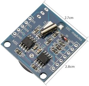 Aismartlink小型<span class=keywords><strong>I2C</strong></span> <span class=keywords><strong>DS1307</strong></span>リアルタイムクロックモジュール<span class=keywords><strong>AT24C32</strong></span>ストレージメモリ高精度<span class=keywords><strong>DS1307</strong></span>クロックモジュール - Product Image 3