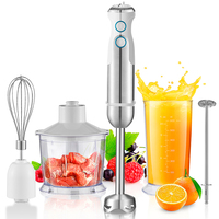 Huishoudelijke 1200W Pure Koperen Motor Stille Staafmixer 304 Roestvrijstalen Messen Elektrische BPA-Vrije Fruit Snijdende en Maalbare Blender