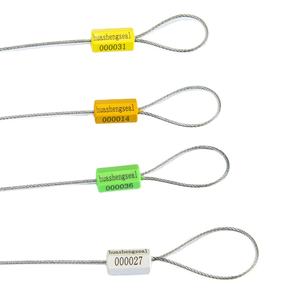 Segel Kabel Sekali Pakai Baja Tahan Karat Keamanan Tinggi Desain Segel Mekanis Kawat untuk Truk - Product Image 1