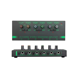 Amplificateur audio stéréo pour casque compact à 4 canaux et 6 canaux, amplificateur pour écouteurs - Product Image 1