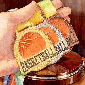 เหรียญรางวัลกีฬาแบบกำหนดเองขายดี ทอง เงิน และทองแดง สำหรับฟุตบอล บาสเกตบอล แบดมินตัน งานฝีมือโลหะ - Product Image 2