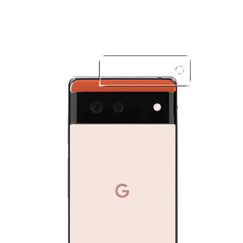 Высококачественное прозрачное закаленное стекло для защиты экрана задней камеры для защиты объектива Google Pixel 6