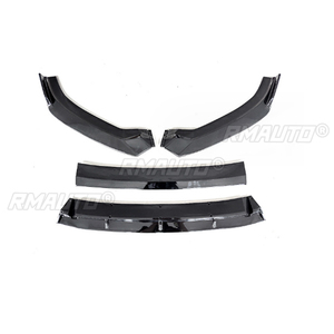 Lame de pare-chocs avant pour Audi A3 S3 2016 2017 2018 2019, Pièces et accessoires extérieurs de voiture, Kit carrosserie, Noir brillant - Product Image 4