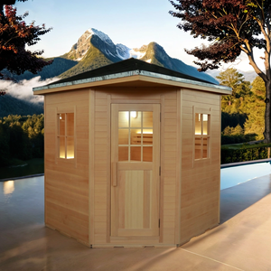 ODM OEM geleneksel açık Hemlock buhar Sauna Harvia soba Modern tasarım - Product Image 1
