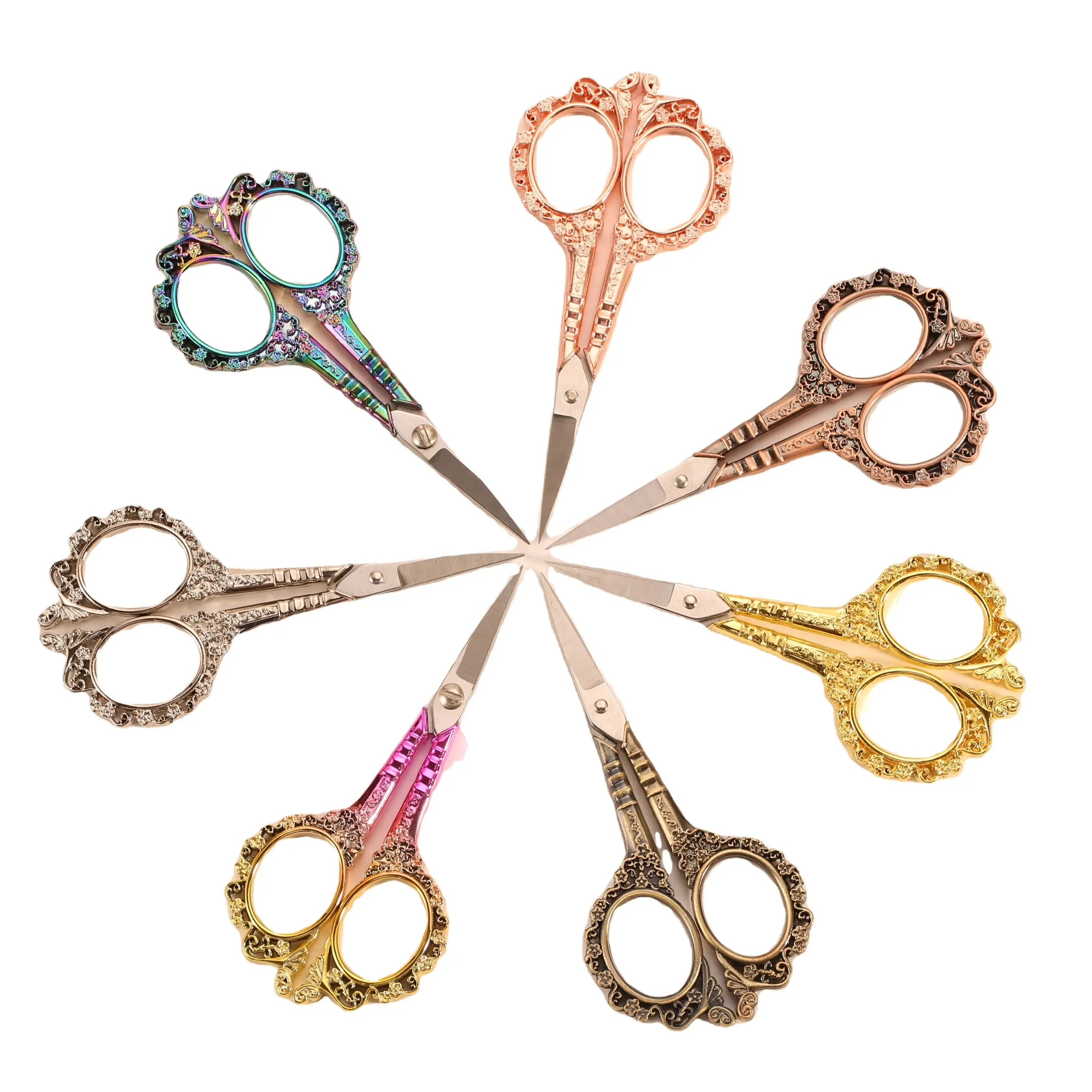 Винтажные маленькие ножницы ручной работы для резки бумаги, специальный ювелирный магазин, изысканные ножницы для дома, ножницы для вышивки из нержавеющей стали