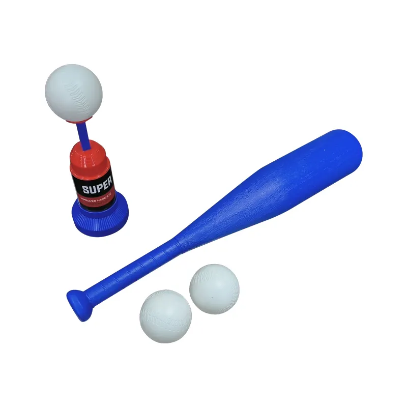 Outdoor-Sport Kinder Kunststoff Baseball-Set Tee Ball Training Pitching Bat Toy Kinder T Ball Set