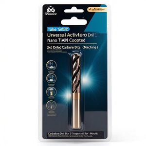 Foret universel en carbure Ttake Ta1002, revêtement Nano TiAlN, forets en carbure 3Xd - Product Image 2