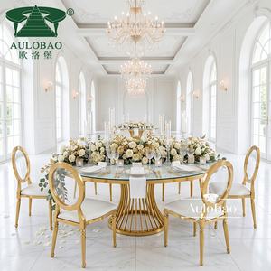 Silla de Comedor de Acero Inoxidable con Respaldo de Acrílico Transparente para Bodas - Product Image 6