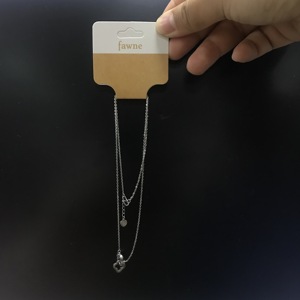 Etiqueta Plegable Personalizada de Guangzhou para Joyería, Etiqueta para Collar, Etiqueta Colgante para Pendientes - Product Image 4