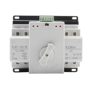 Interrupteur <span class=keywords><strong>de</strong></span> transfert automatique double alimentation FZRH Mini 50Hz/60Hz AC220V 63A 2P Monophasé 10kA Capacité <span class=keywords><strong>de</strong></span> coupure FLQ1-63 <span class=keywords><strong>Solaire</strong></span> Photovoltaïque 400V - Product Image 3