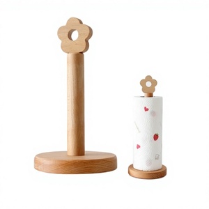 Ensemble de 2 porte-mouchoirs en bois faits à la main, différentes tailles, porte-mouchoirs de table à bon prix en Inde - Product Image 1