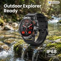 Reloj Inteligente K52 Directo de Fábrica con Pantalla IPS de 1.39 Pulgadas, Monitor de Sueño, Asistente de Voz, +100 Deportes, para Hombre
