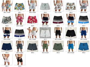 Shorts de bain pour hommes en tissu polyester fin, séchage rapide, prix de gros abordable mais de bonne qualité, vêtements de plage, maillots de bain, boardshorts - Product Image 5