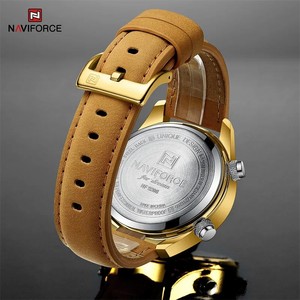 Vente flash pour montre chronographe à quartz pour homme 9208, bracelet en cuir, étanche 3ATM, luxe, mode, sport - Product Image 3