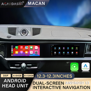 Lecteur DVD de voiture Android avec écran tactile double 12,3 pouces ACARDASH, écran interactif pour Macan 2014-2017 PCM3.1 PCM4.0 avec Carplay - Product Image 5