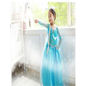 Ropa de gran oferta para niños, vestido de <span class=keywords><strong>Elsa</strong></span> Queen hecho a medida, <span class=keywords><strong>disfraz</strong></span> de Cosplay para fiesta - Product Image 2