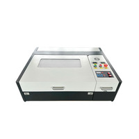 Machine à fabriquer des tampons en caoutchouc 2,3 mm format A4, mini machine laser CO2 4040 50W, refroidie par eau, pour pierre, bois, acrylique, usage domestique