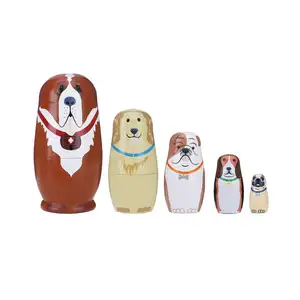 ตุ๊กตาทํารังแบบกําหนดเองตุ๊กตา Matryoshka ขายส่งตุ๊กตาทํารังไม้รัสเซียสําหรับขาย