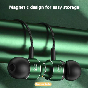 หูฟังอินเอียร์เสียงคุณภาพสูงพร้อมสายเคเบิลป้องกันการพันกัน ควบคุมระดับเสียงได้ และหูฟังแบบแจ็ค 3.5 มม. สำหรับโทรศัพท์มือถือและคอมพิวเตอร์ - Product Image 3