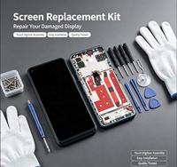 为华为 Nova 7 SE 触摸屏数字转换器显示屏定制 TFT LCD 屏幕组件，带绿色边框替换手机部件