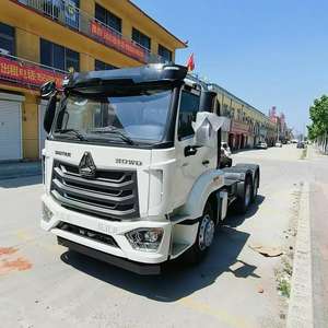 Camión Pesado Sinotruk de Alta Calidad 6x4 Hohan de 10 Ruedas, 40 Toneladas, Tractor Howo, Combustible Diésel, Emisión Euro 2, Volante a la Izquierda, Usado - Product Image 4