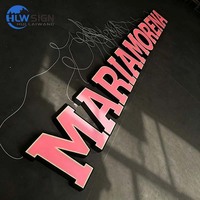 Livraison rapide, directement de l'usine, enseignes électroniques personnalisées, enseigne LED RGB, enseigne à lettres RGB, enseigne lumineuse LED pour extérieur