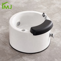 Baignoire Pédicure Multifonctionnelle Portable pour Salon de Manucure avec Plomberie