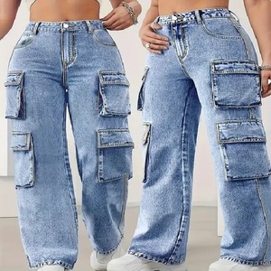 Jeans de <span class=keywords><strong>Mujer</strong></span> de Cintura Alta para Verano, Venta al Por Mayor, Nuevos Jeans Ajustados Elásticos de Mezclilla para <span class=keywords><strong>Mujer</strong></span>, Talla Grande, 2026 - Product Image 1