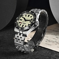 Herren-Taucheruhr 200M Wasserdicht Automatische Mechanische Armbanduhr Leuchtende Drehbare Lünette Reloj Hombre Stahl