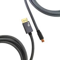 Câble USB Type-C Lesozoh, cœur en cuivre pur, tressé en nylon, Thunderbolt 4, charge rapide 3A, 1M/2M pour téléphones mobiles