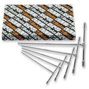 BETA - 009511687 Jeu de clés à poignée en T avec une extrémité mâle hexagonale (6 pièces). -EAN 8054809534398 CLÉS T-HANDLE CLÉS HEXAGONALES - Product Image 1