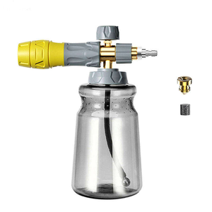 <span class=keywords><strong>Lance</strong></span> à mousse haute pression électrique en acier inoxydable de 1000 ml, réglable, <span class=keywords><strong>pour</strong></span> lavage de voiture, avec garantie d'un an - Product Image 1