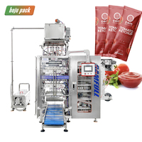 Machine d'emballage automatique multi-voies Boju pour sachets de pâte de tomate à scellage sur 4 côtés, machine d'emballage de ketchup à 4 voies et 6 voies