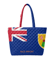 Sac fourre-tout matelassé à bandoulière avec drapeau des Îles Vierges (États-Unis) pour femmes, sacs à main de travail, sacs fourre-tout légers à ouverture supérieure pour le voyage, l'université et la plage
